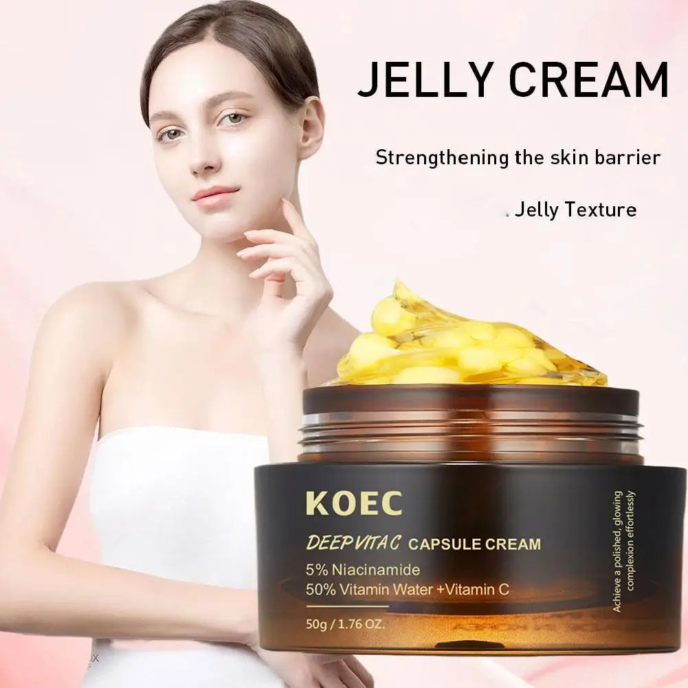 5% Niacinamide Hydrolyzed Collagen Deep Hydrating Jelly Cream Moisturizer Plump Moisturizing And Nourishing Skin Care Cream